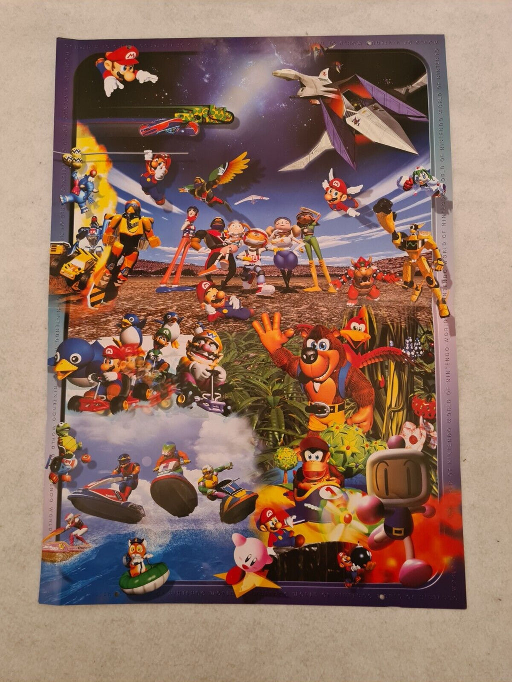 N64 Nintendo 64 Kalender Calendar 1998 Nintendo - T-Retro-Games 