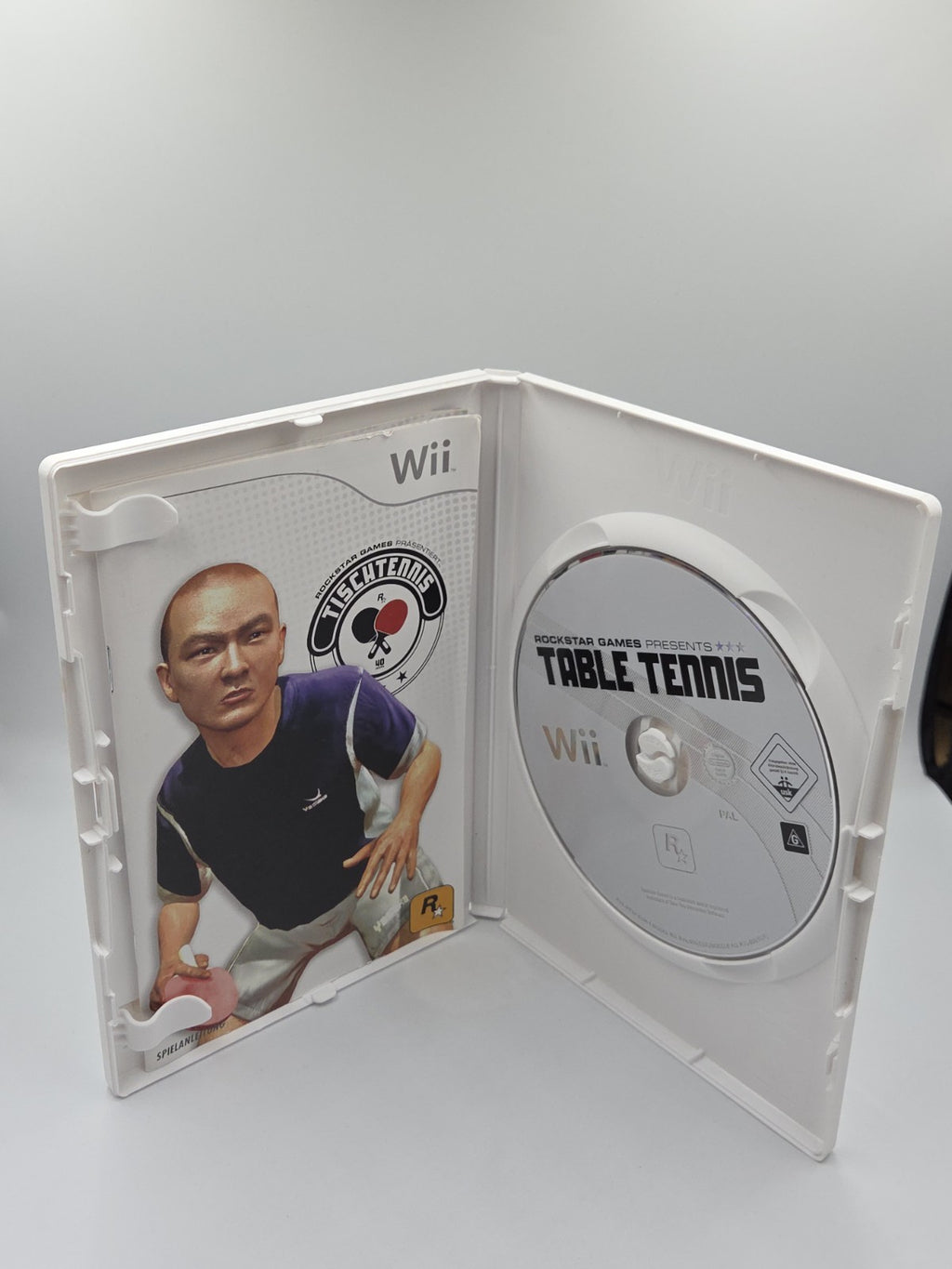 Nintendo Wii Spiel Table Tennis Tischtennis mit OVP und Anleitung NOE