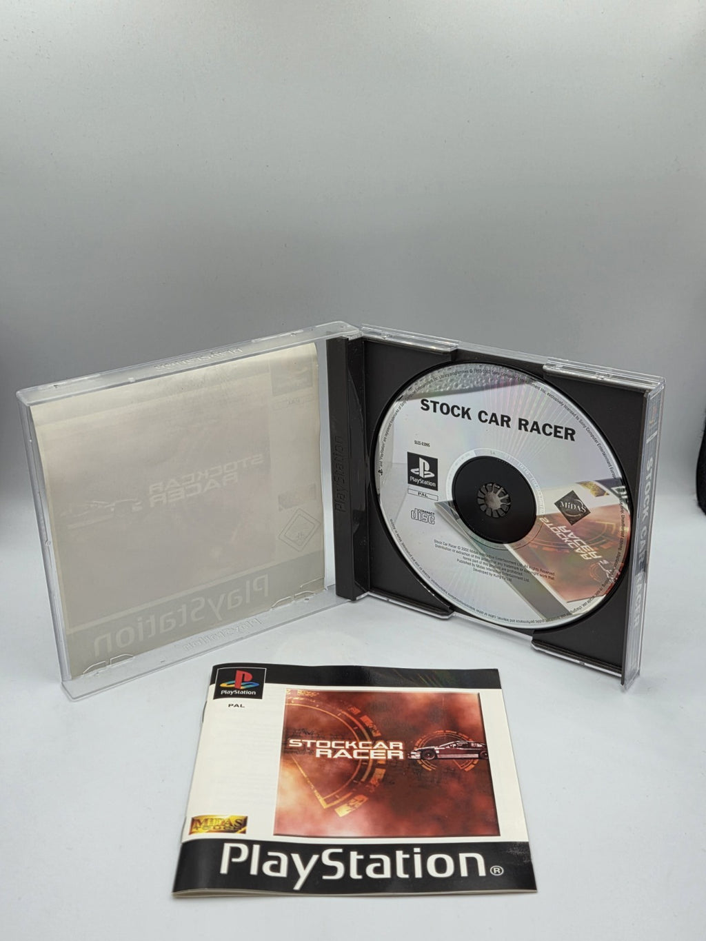 PS1 Playstation 1 Stockcar Racer mit OVP und Anleitung Multilingual - T-Retro-Games 