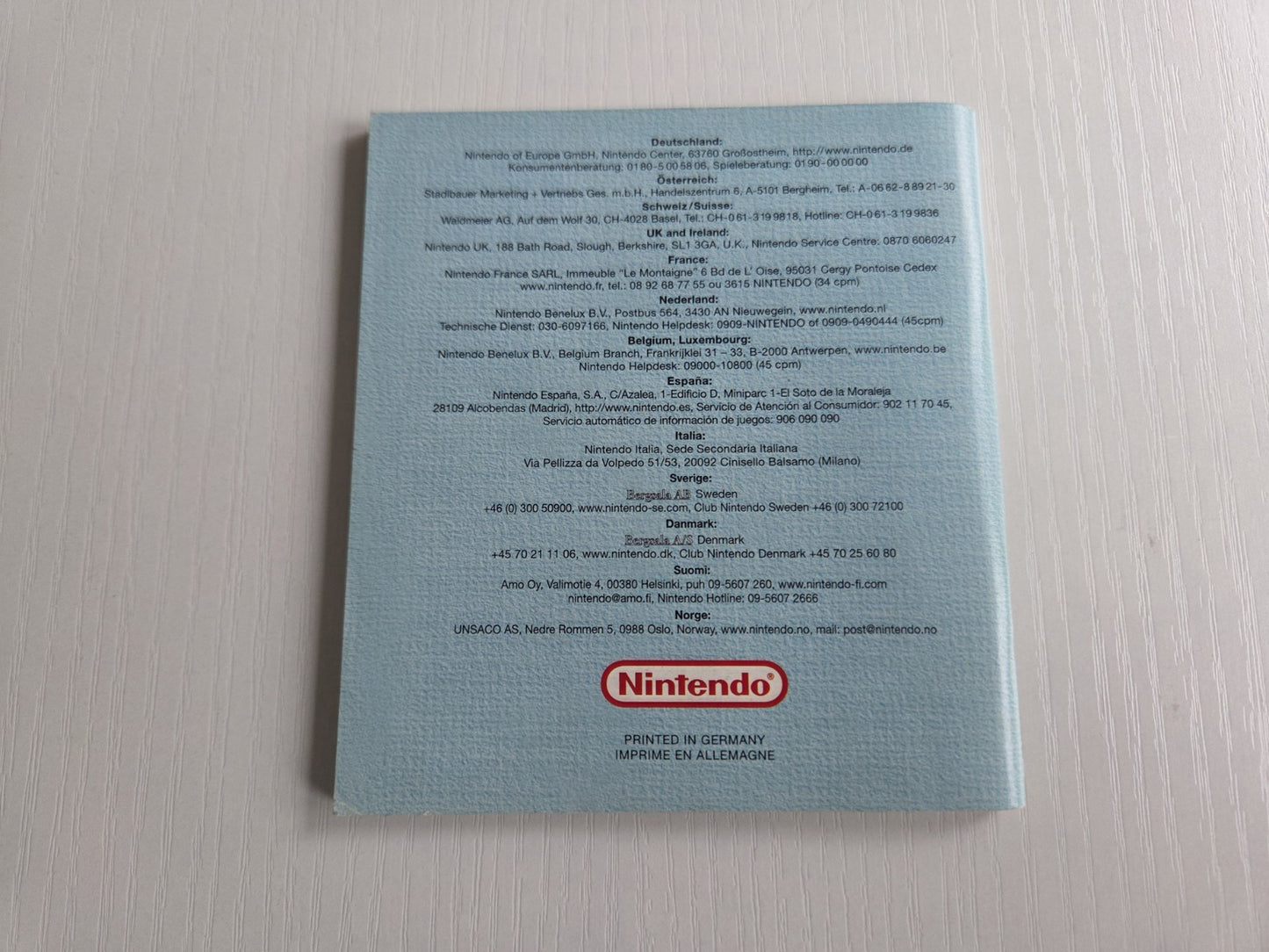 Nintendo Game Boy Advance Hamtaro Ham-Ham Heartbreak Spielanleitung NEU