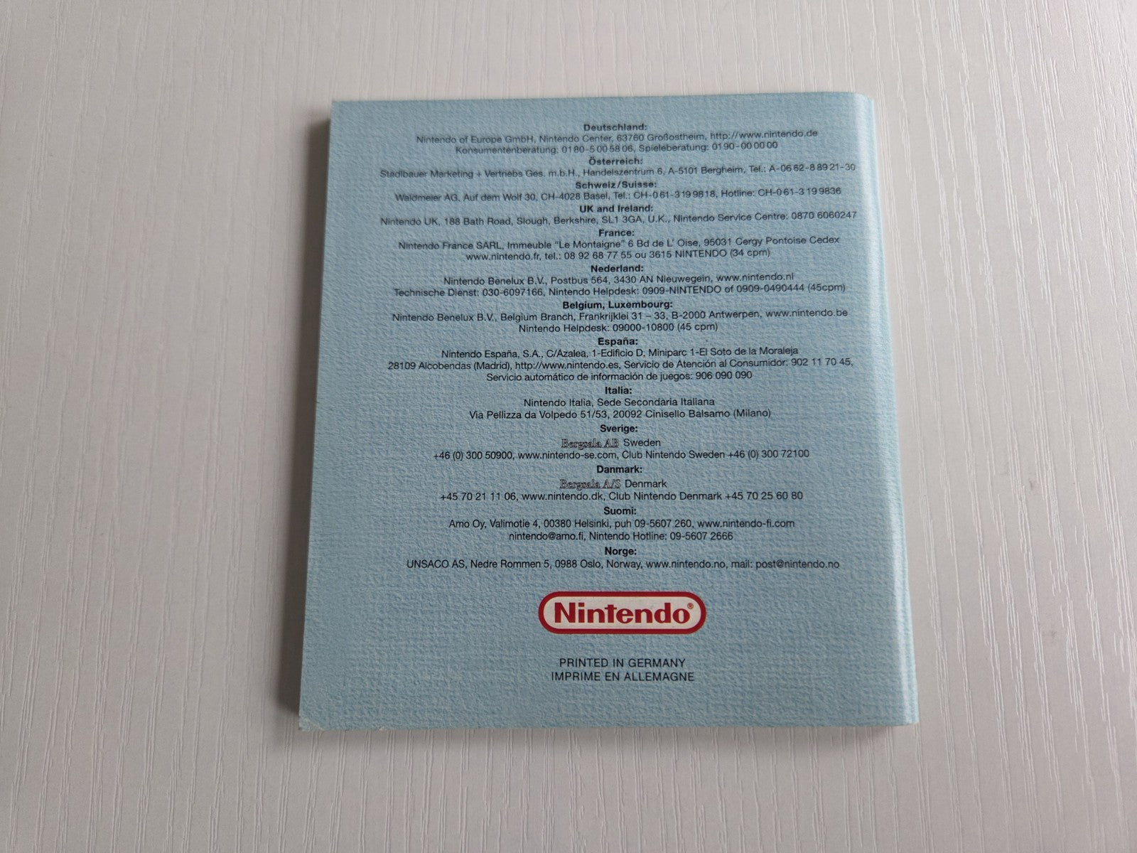 Nintendo Game Boy Advance Hamtaro Ham-Ham Heartbreak Spielanleitung NEU