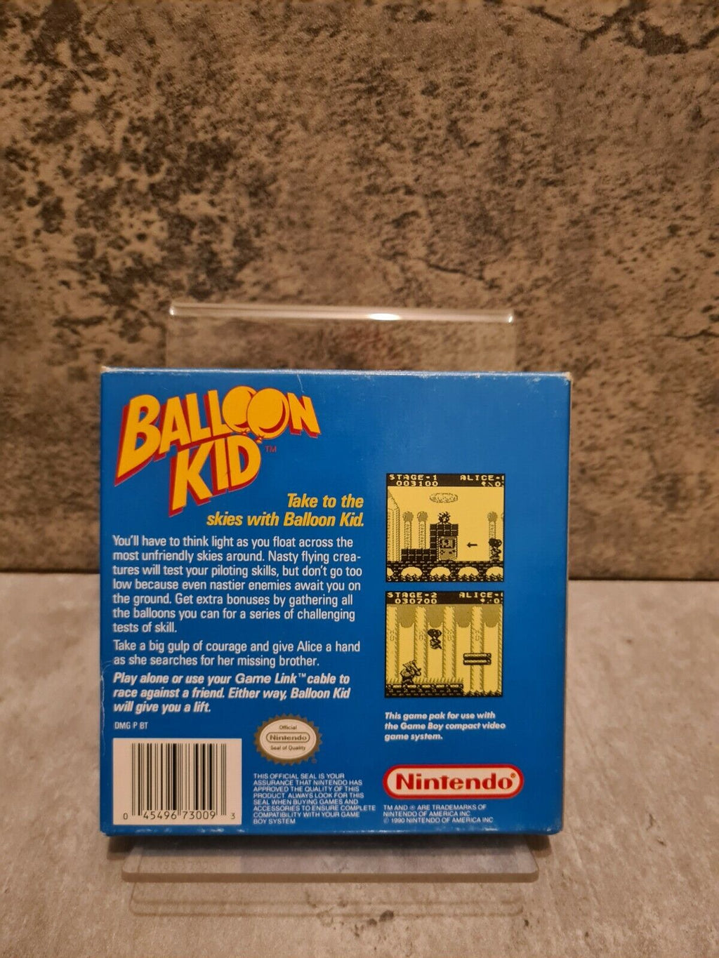 Nintendo Game Boy Classic Balloon Kid mit OVP und Anleitung USA - T-Retro-Games 