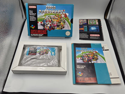 SNES Super Nintendo Super Mario Kart  mit OVP und Anleitung FAH