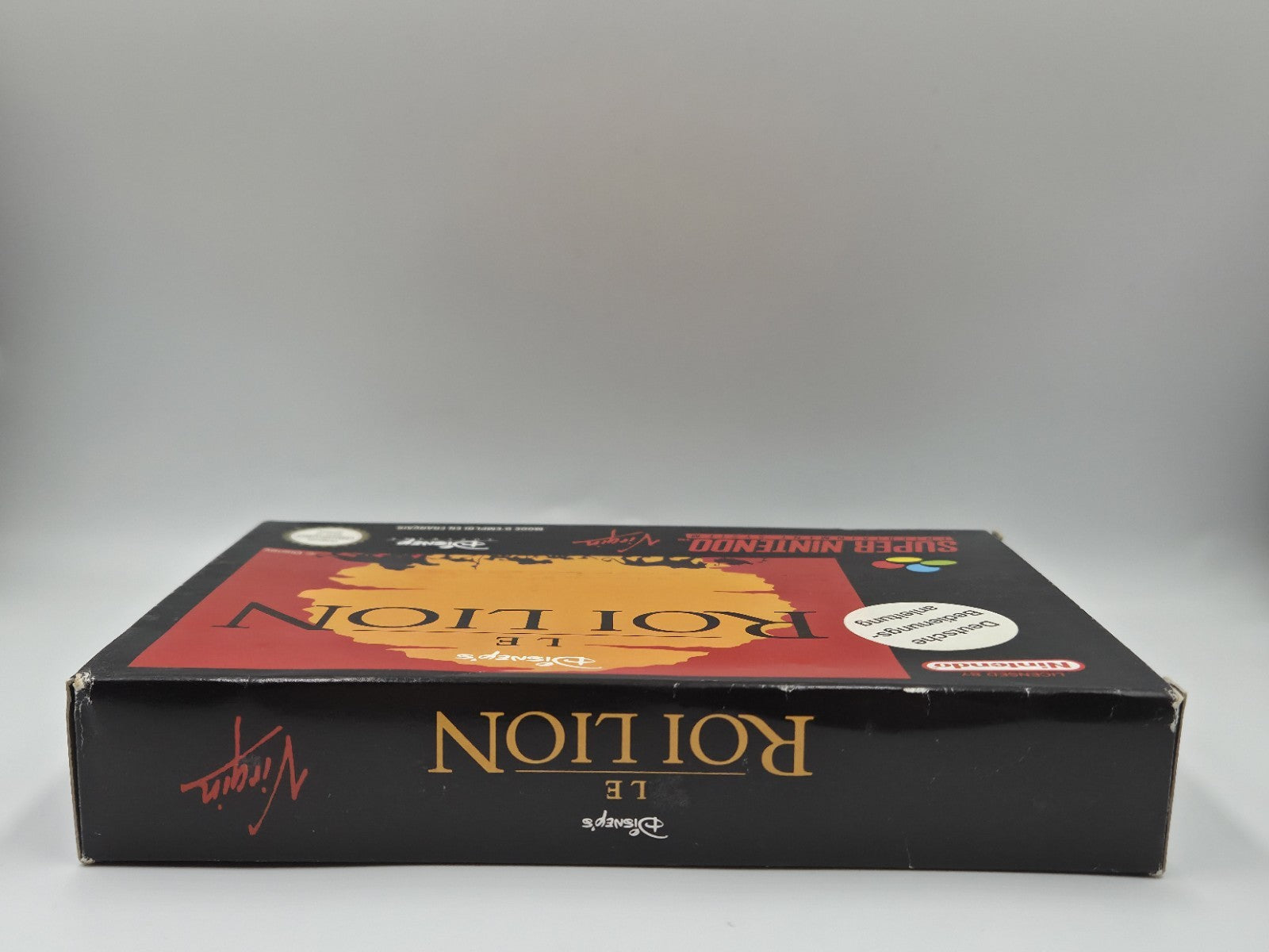 SNES Super Nintendo Disney's Le Roi Lion mit OVP und Anleitung FRA