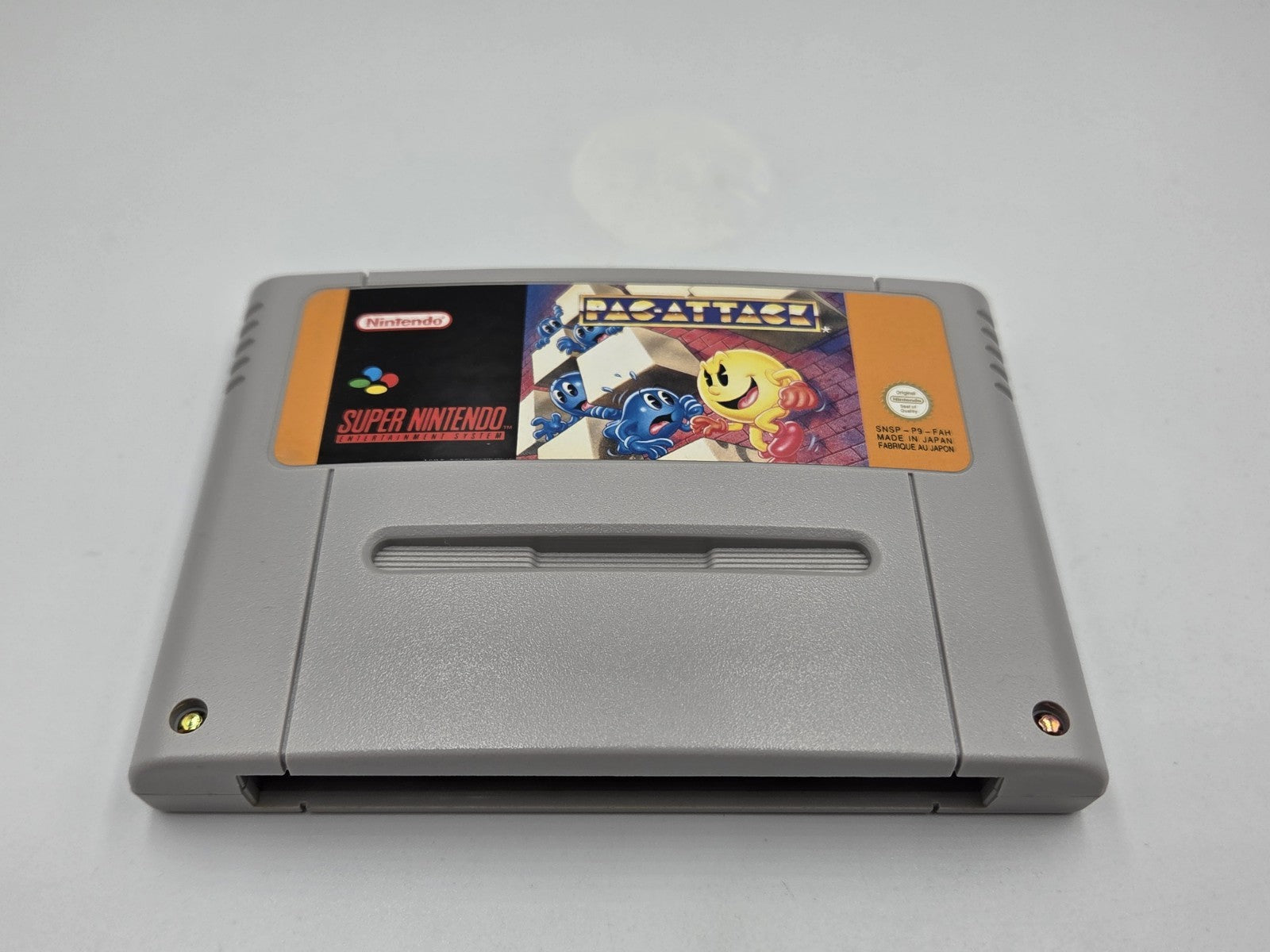 SNES Super Nintendo Pac-Attack mit OVP und Anleitung FAH