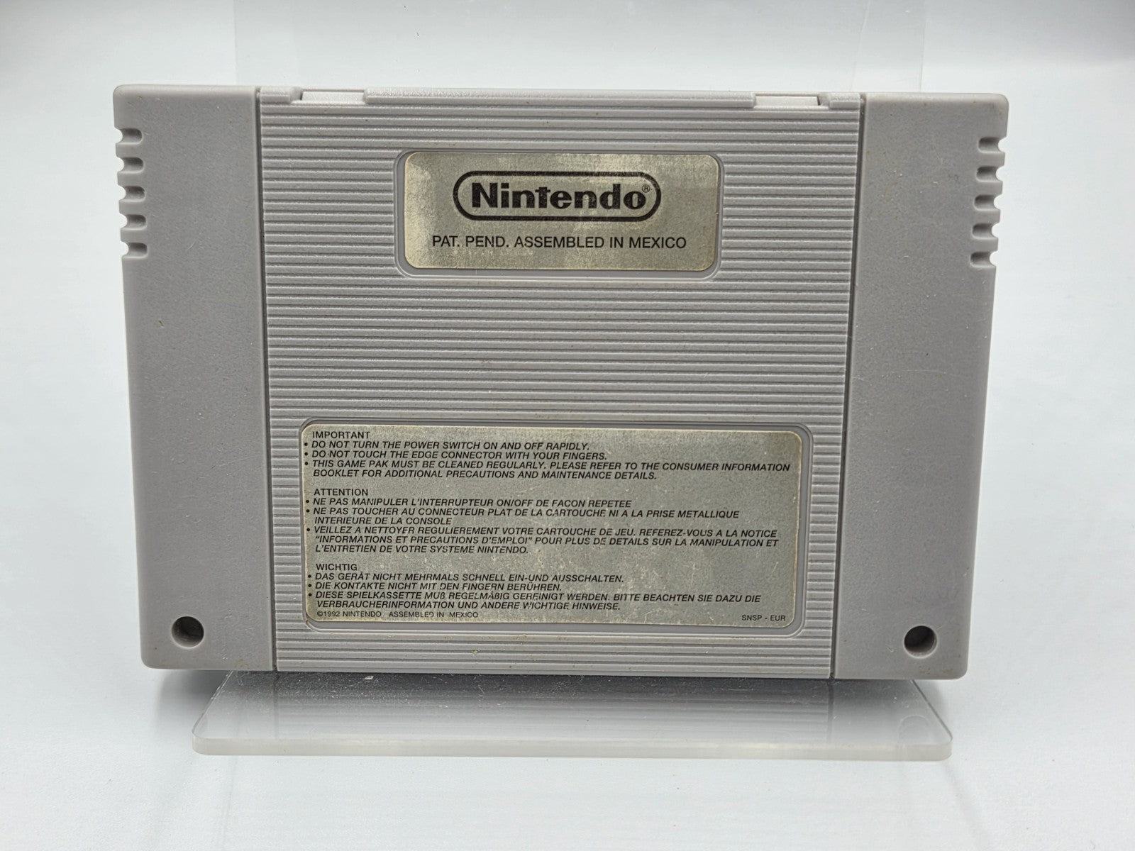 SNES Super Nintendo Ms. Pac-Man EUR Modul