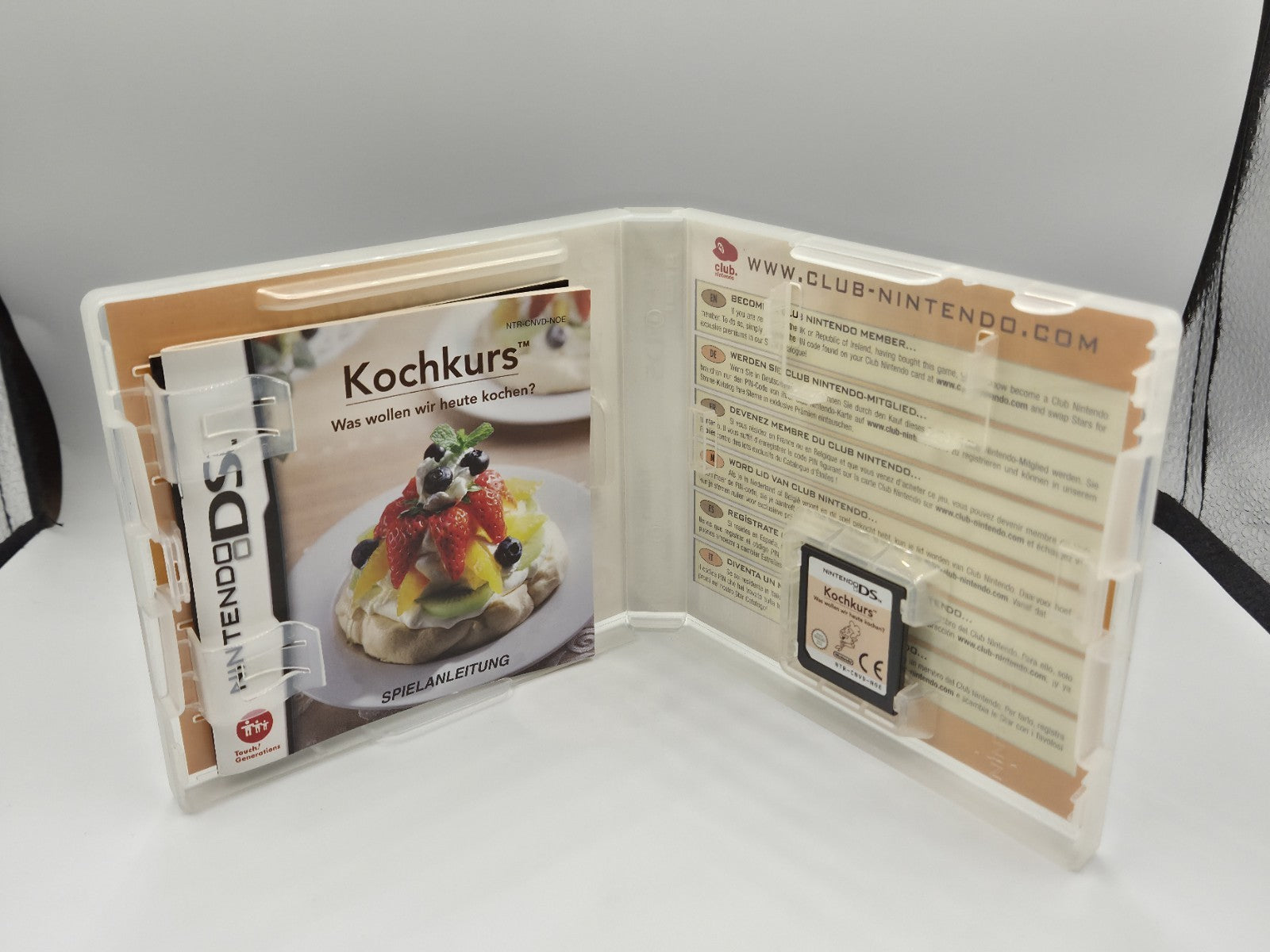 Nintendo DS Kochkurs mit OVP und Anleitung NOE