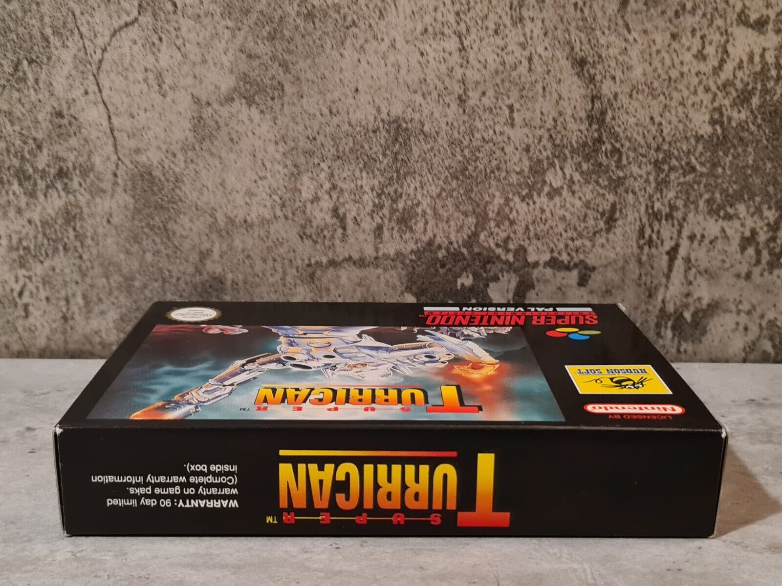 SNES Super Nintendo Super Turrican mit OVP und Anleitung UKV - T-Retro-Games 