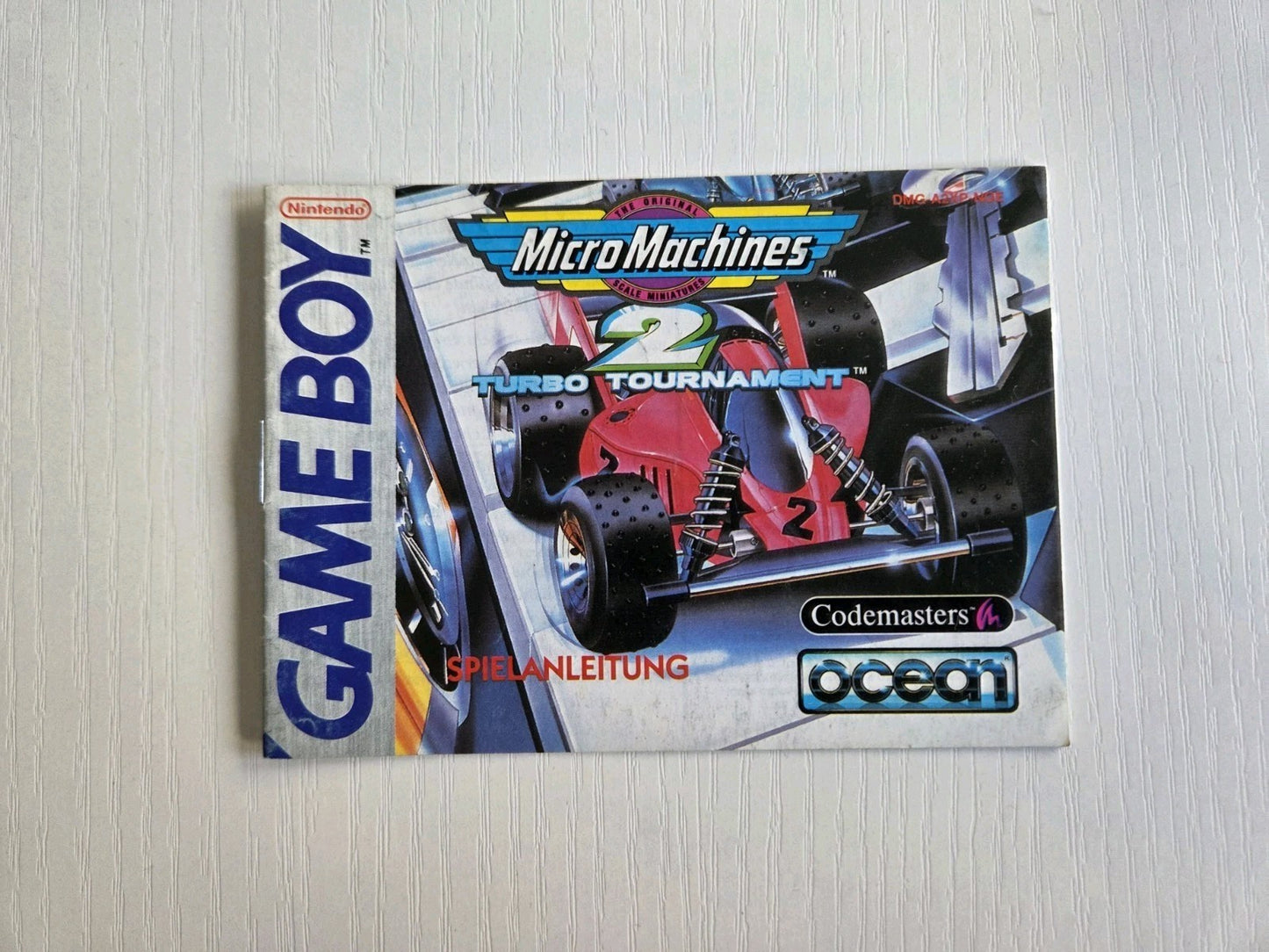 Game Boy Classic Micro Machines 2 Turbo Tournament Instruction Booklet NOE