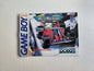 Game Boy Classic Micro Machines 2 Turbo Tournament Instruction Booklet NOE