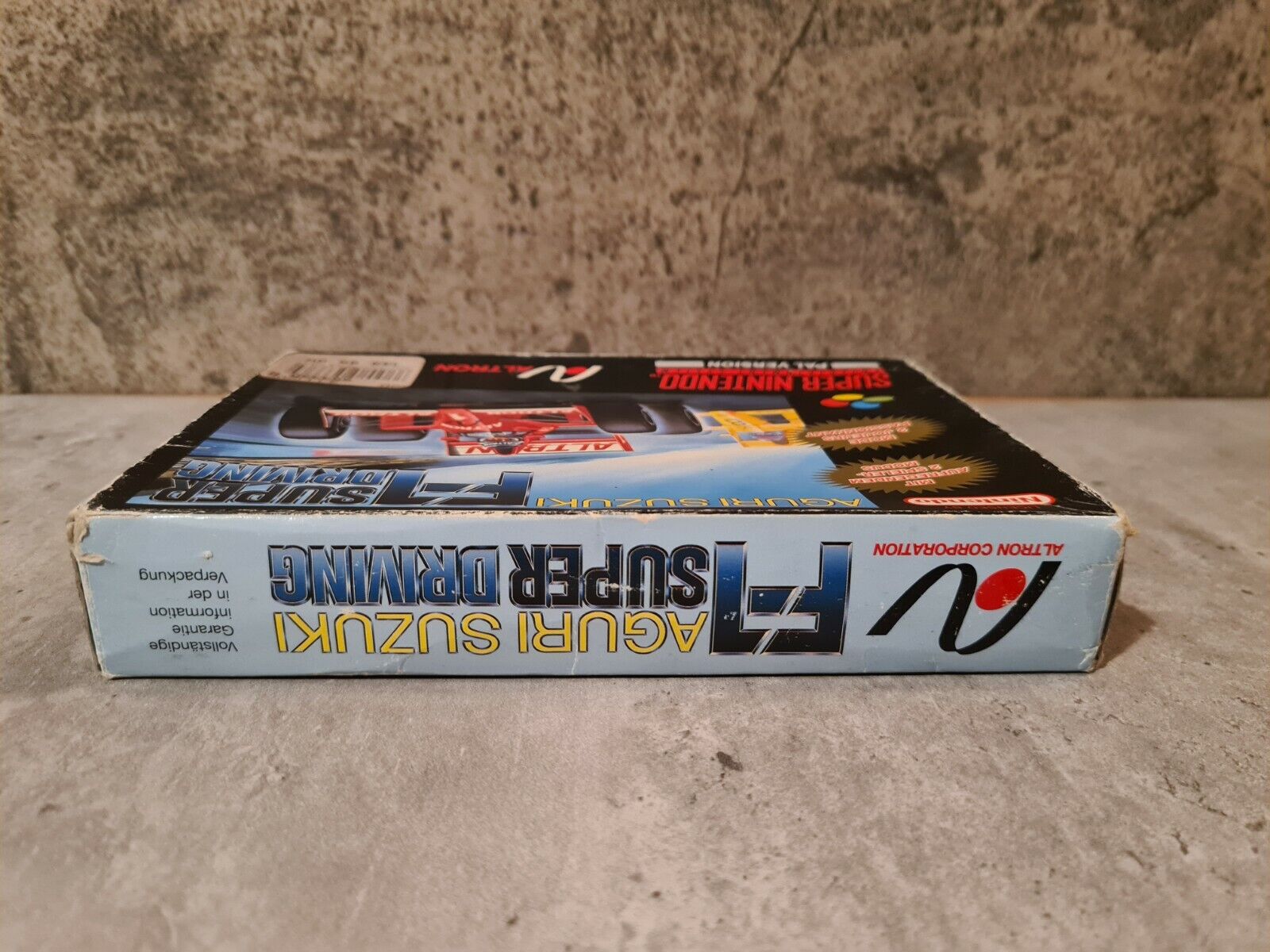 SNES Super Nintendo Aguri Suzuki F-1 Super Driving mit OVP und Anleitung FRG/UKV - T-Retro-Games 