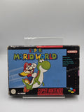 SNES Super Nintendo Spiel Super Mario World mit  OVP und Anleitung NOE
