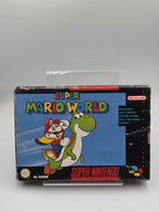SNES Super Nintendo Spiel Super Mario World mit  OVP und Anleitung NOE