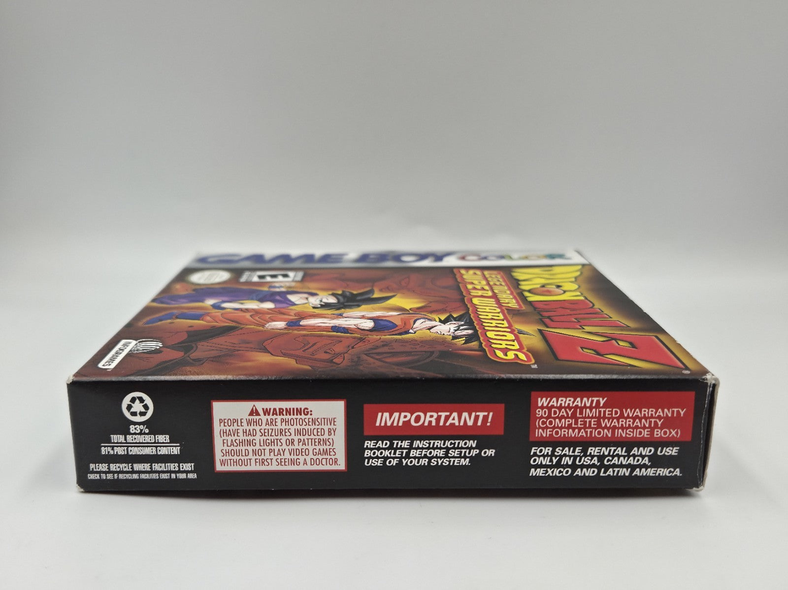 Game Boy Color DragonBall Z Legendary Super Warriors mit OVP und Anleitung USA