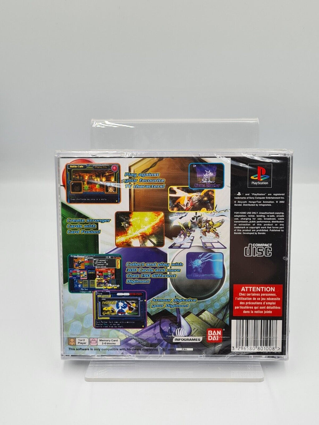 PS1 Playstation 1 Digimon Digital Card Battle Sealed Neu New Englisch - T-Retro-Games 