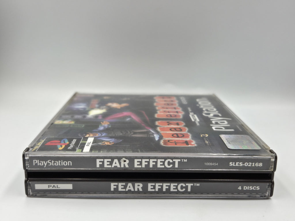 PS1 Playstation 1 Spiel Fear Effect mit OVP und Anleitung Deutsch 4 Discs