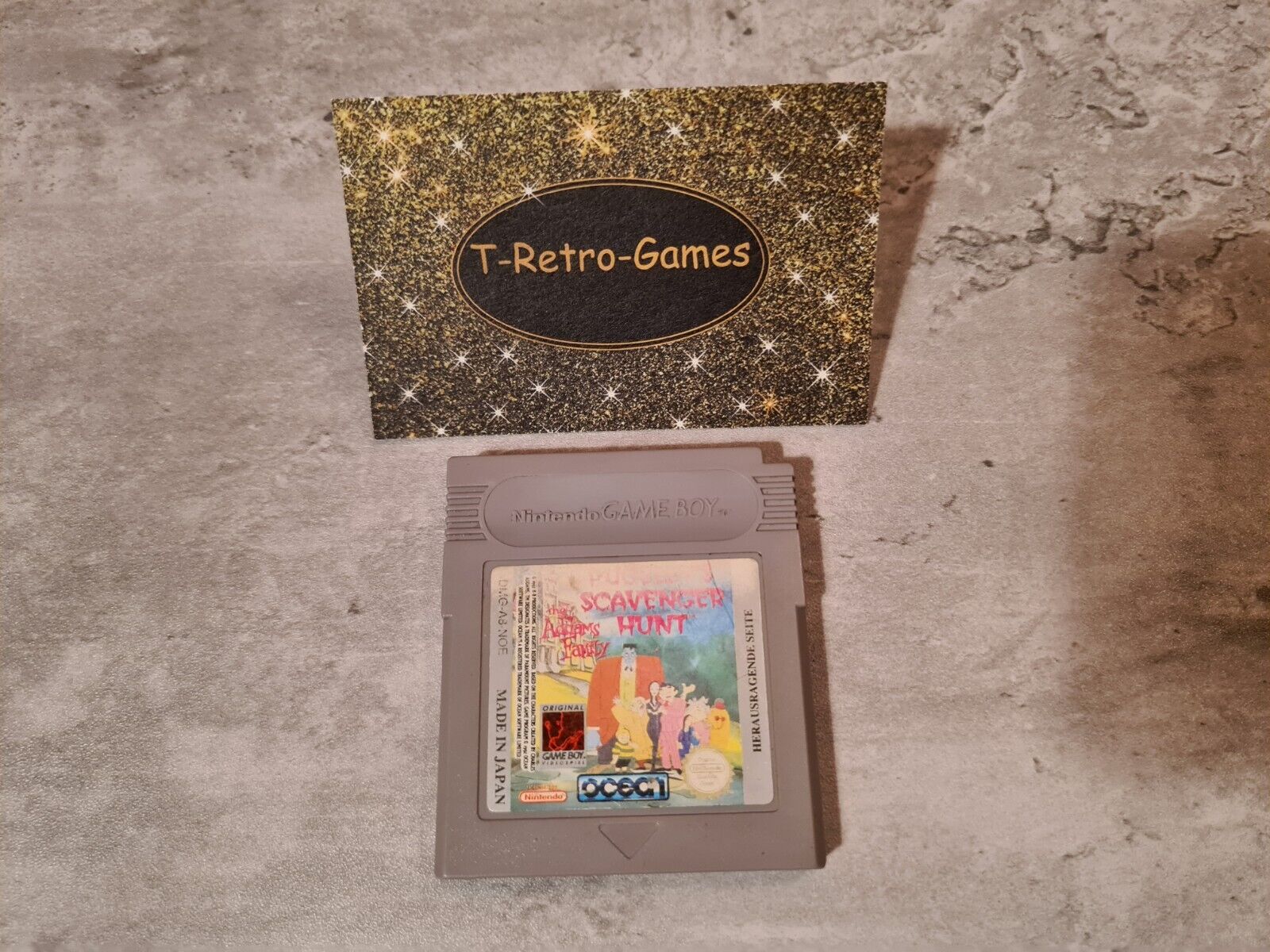 Nintendo Gameboy Classic The Addams Family Pugsley's Scavenger Hunt Modul NOE - T-Retro-Games 