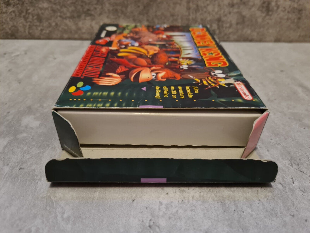 SNES Super Nintendo Donkey Kong Country mit OVP und Anleitung ESP - T-Retro-Games 