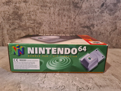 N64 Nintendo 64 Rumble Pak Vibration Kit mit OVP und Anleitung EUR