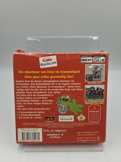 Game Boy Color Die Abenteuer von Elmo im Grümmelland mit OVP und Anleitung NOE