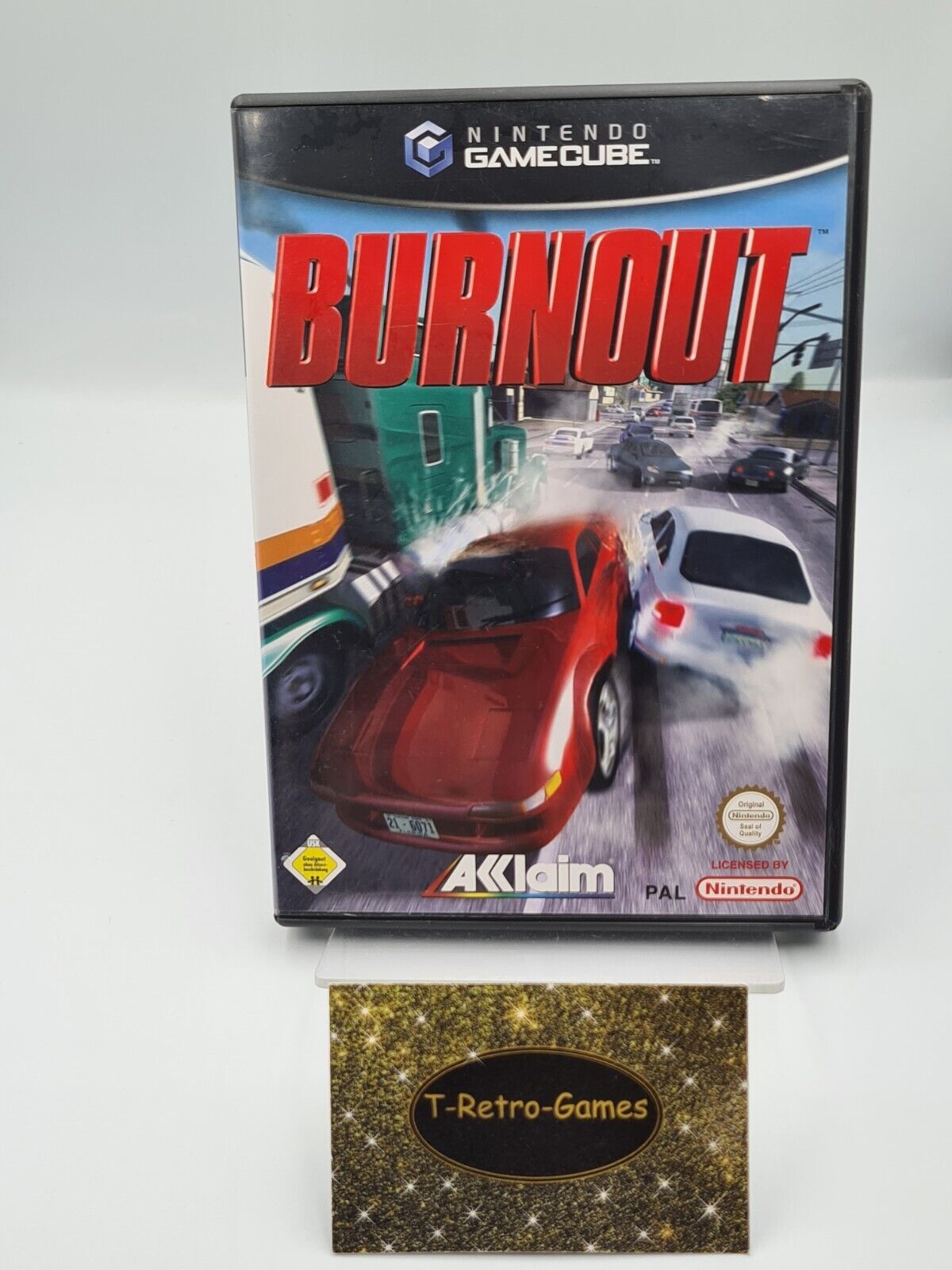 Nintendo GameCube Burnout mit OVP und Anleitung NOE - T-Retro-Games 