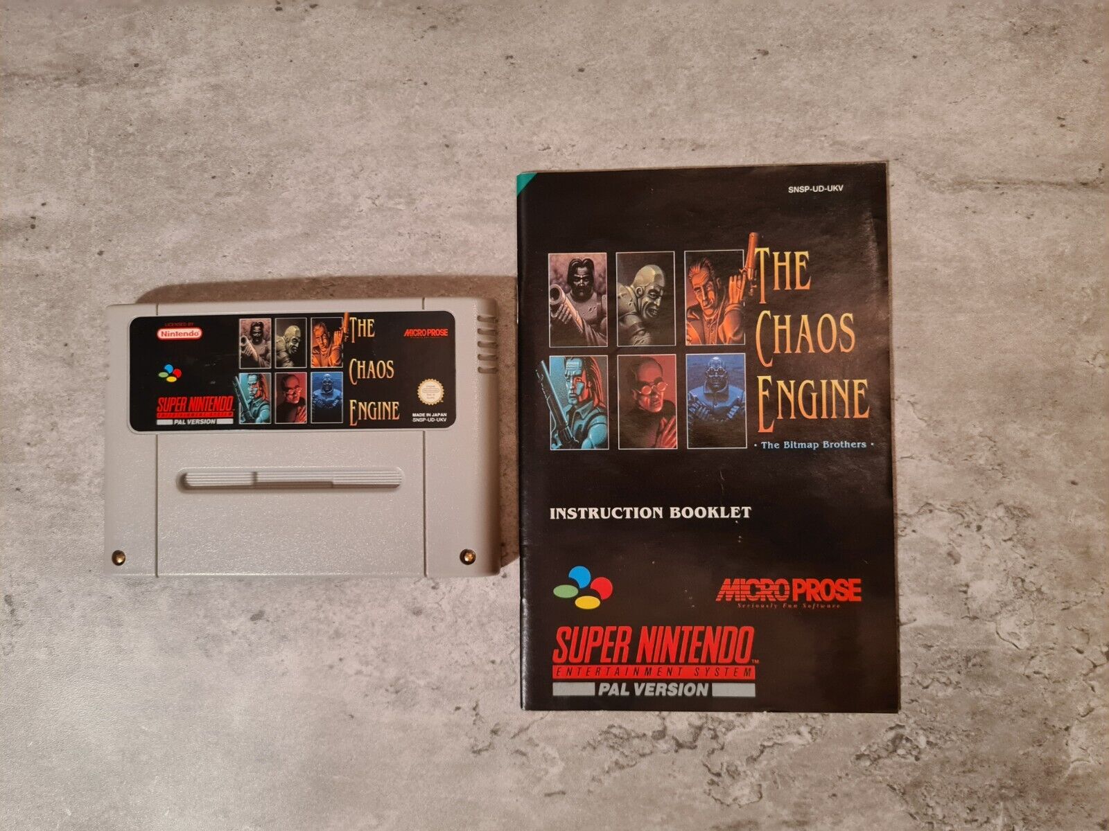 SNES Super Nintendo The Chaos Engine mit OVP und Anleitung UKV - T-Retro-Games 