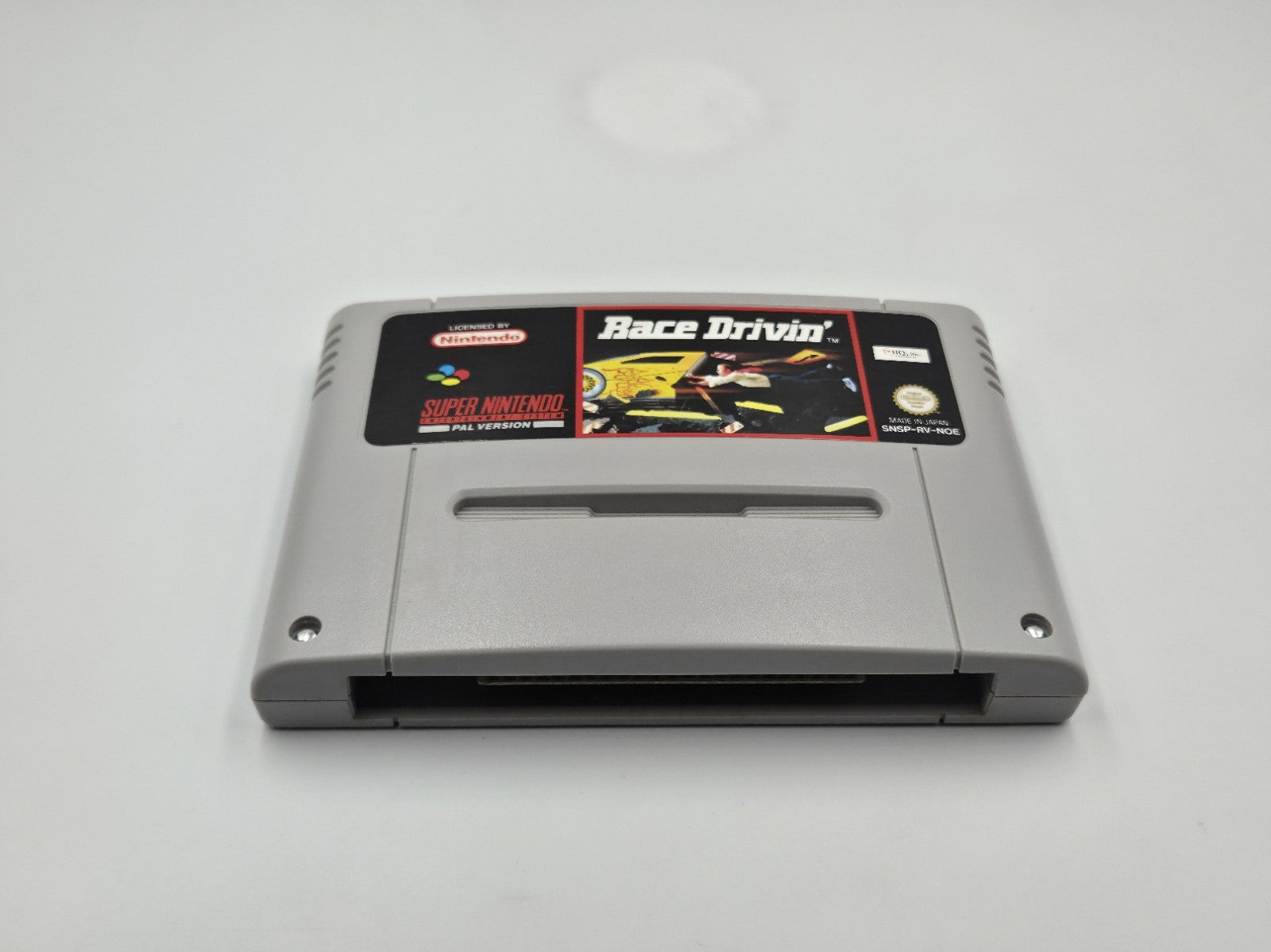SNES Super Nintendo Spiel Race Drivin' mit OVP und Anleitung NOE