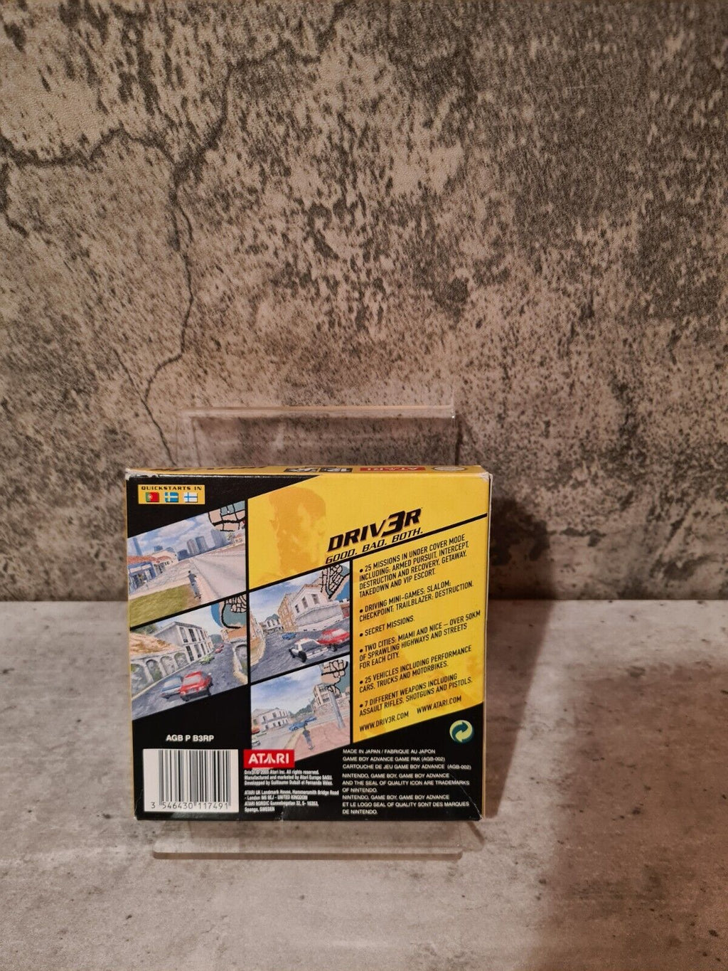 Nintendo Gameboy Advance Driv3r mit OVP und Anleitung EUR - T-Retro-Games 