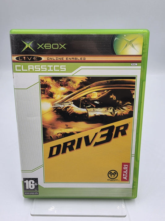 XBOX Spiel Driv3r mit OVP und Anleitung Englisch