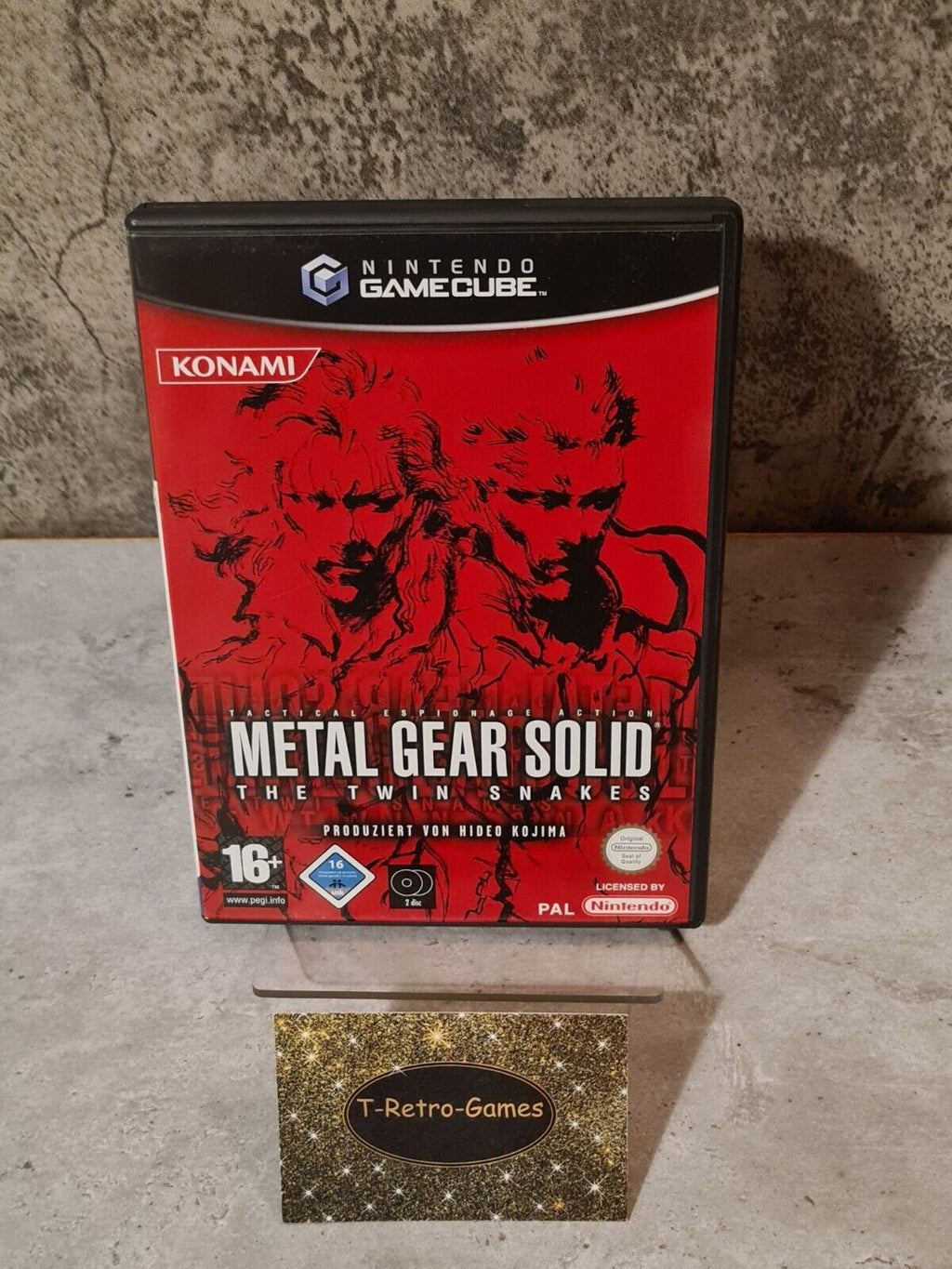 Nintendo GameCube Metal Gear Solid The Twin Snakes mit OVP NOE 2 Discs - T-Retro-Games 