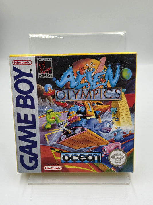 Nintendo Game Boy Classic Spiel Alien Olympics mit OVP und Anleitung FAH