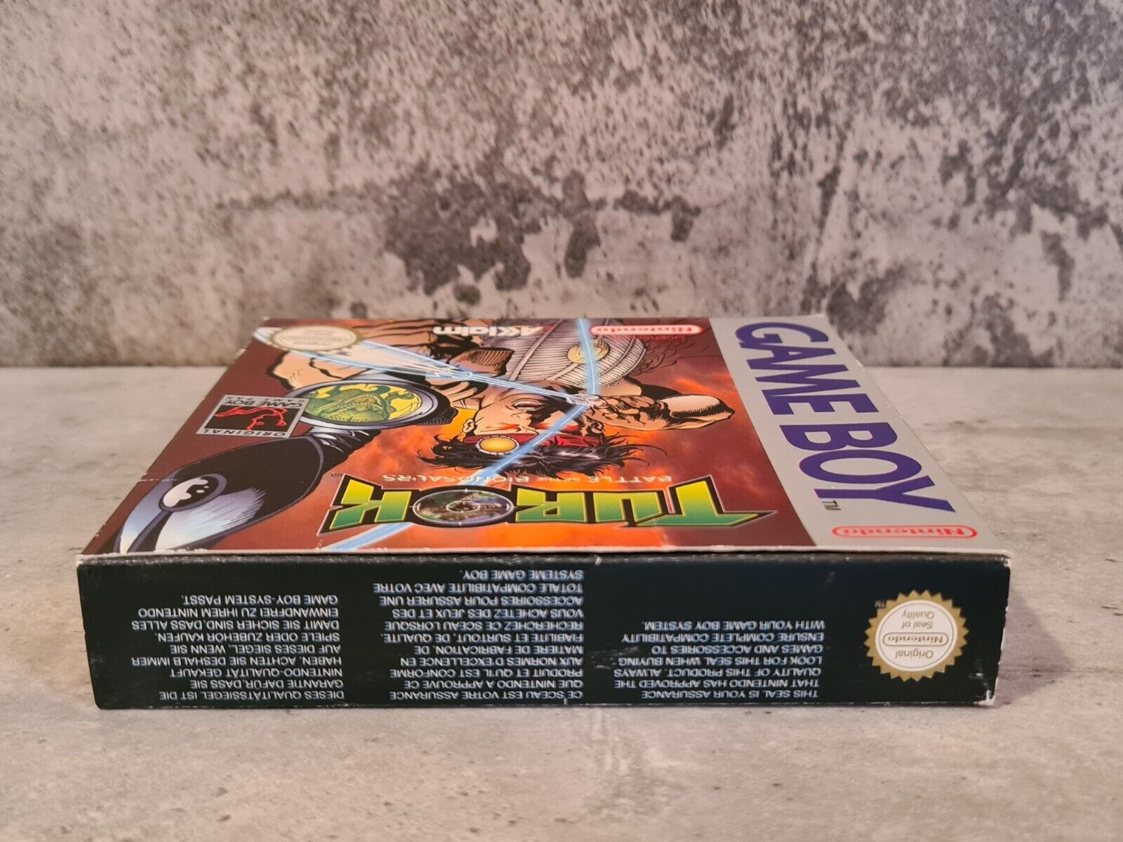 Nintendo Game Boy Classic Turok Battle of The Bionosaurs + OVP und Anleitung EUR - T-Retro-Games 