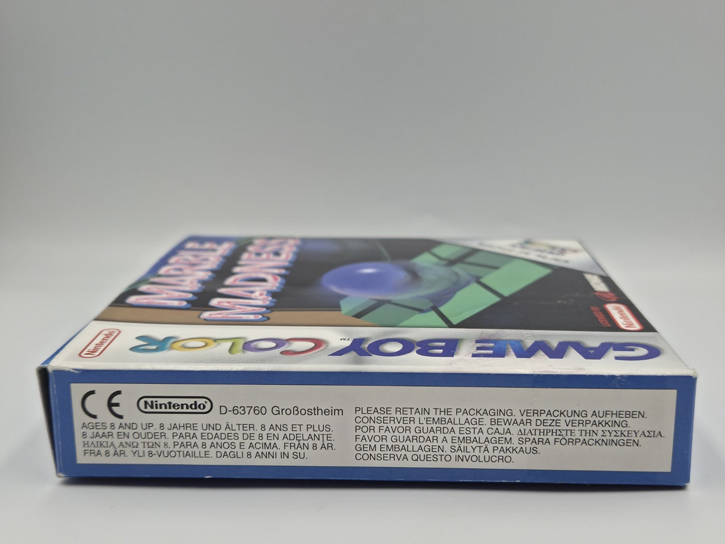 Nintendo Game Boy Color Marble Madness mit OVP und Anleitung EUR