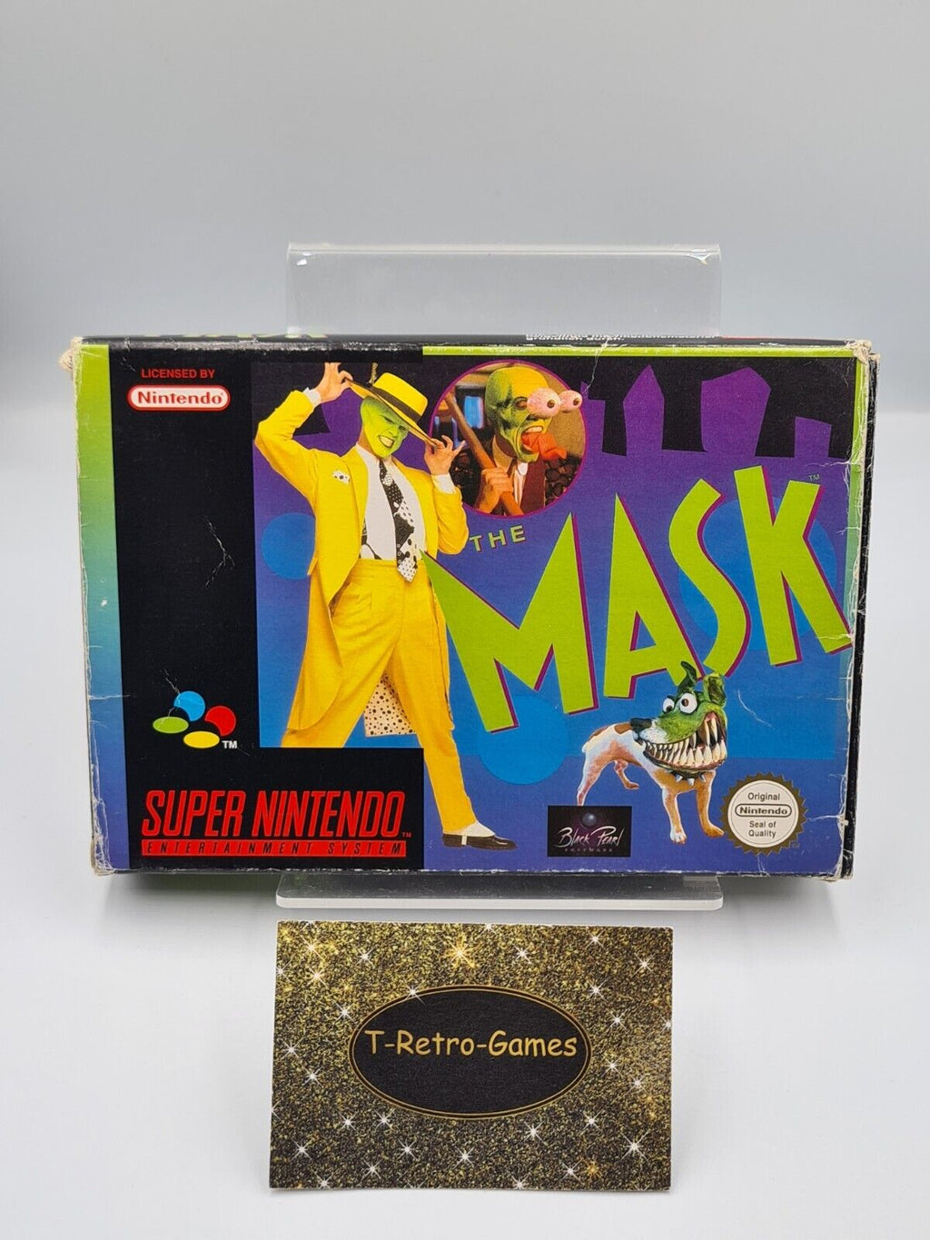 SNES Super Nintendo The Mask mit OVP und Anleitung EUR - T-Retro-Games 