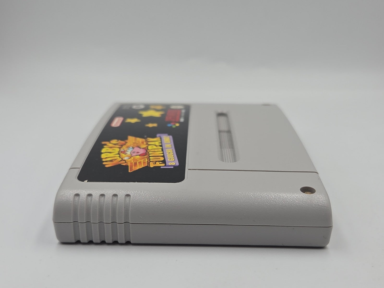 SNES Super Nintendo Spiel Kirby's Fun Pak Modul ITA