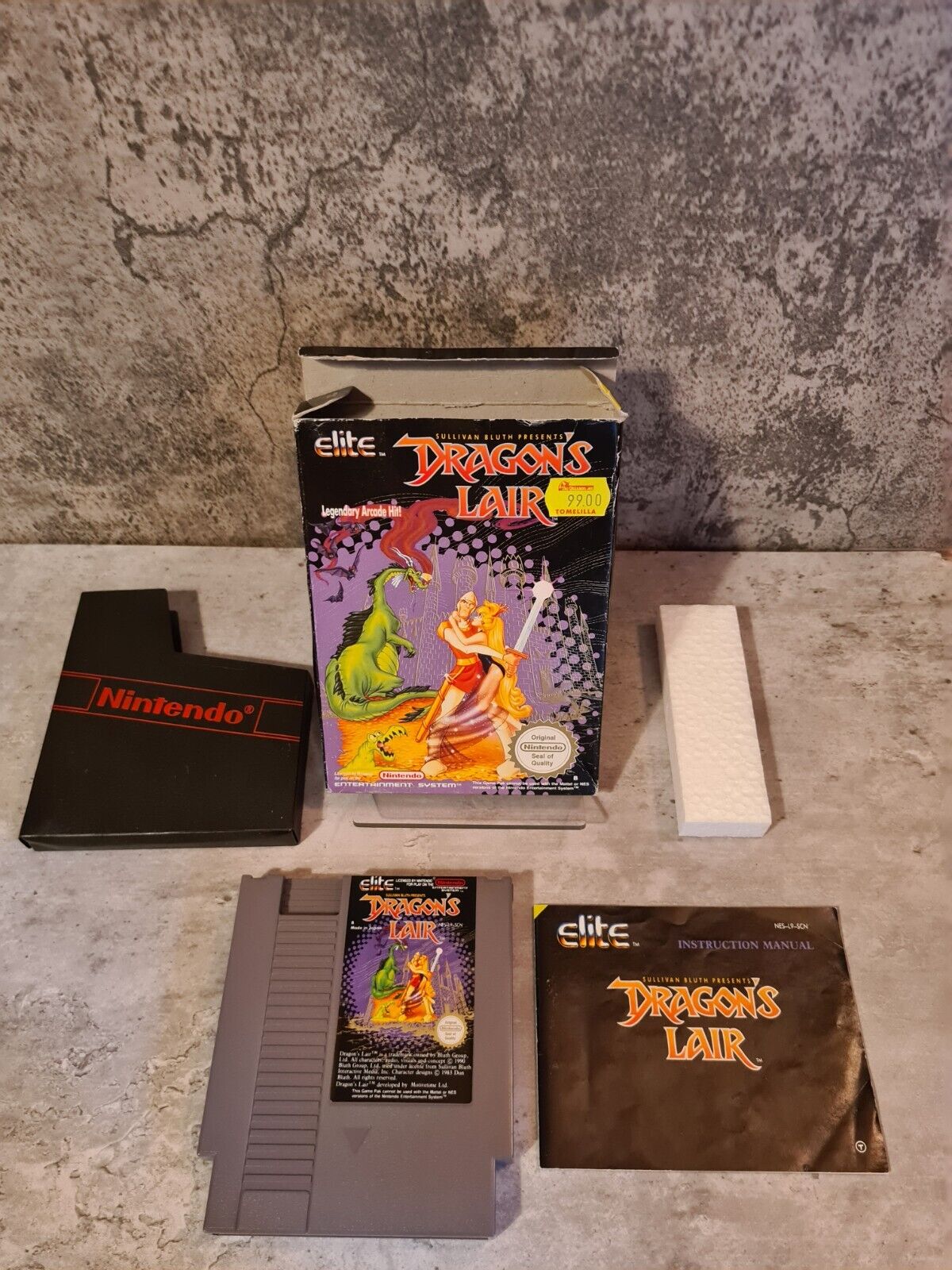 NES Dragon's Lair mit OVP und Anleitung SCN - T-Retro-Games 