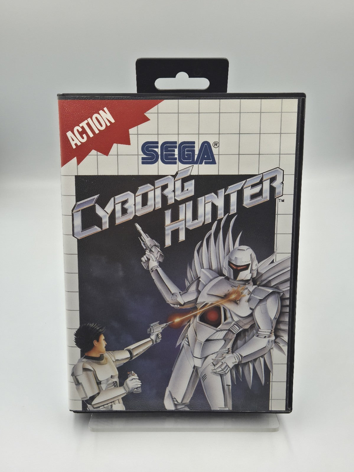 Sega Master System Spiel Cyborg Hunter mit OVP und Anleitung Multi Language 