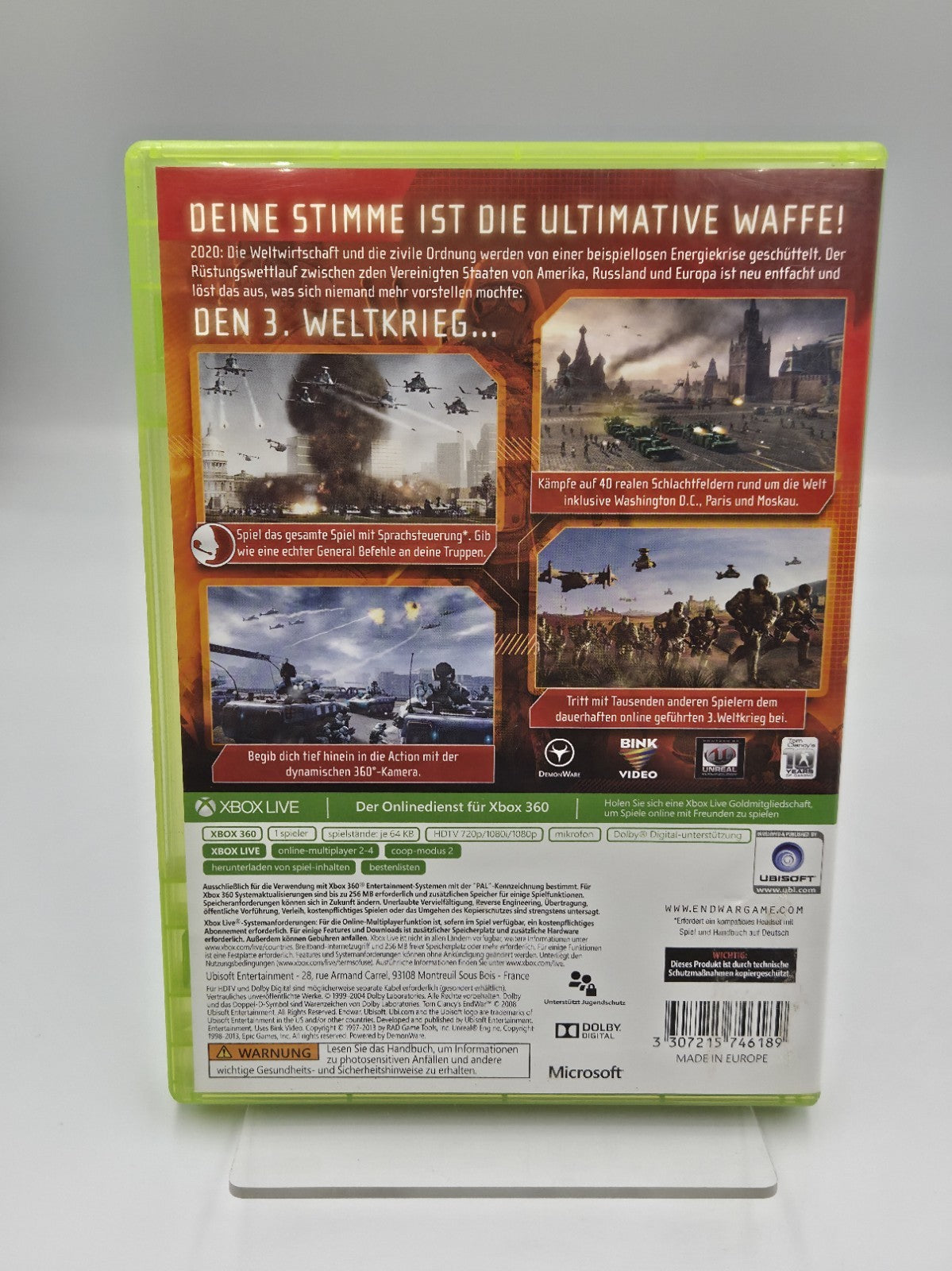 XBOX360 Spiel Tom Clancy's End War mit OVP und Anleitung Deutsch