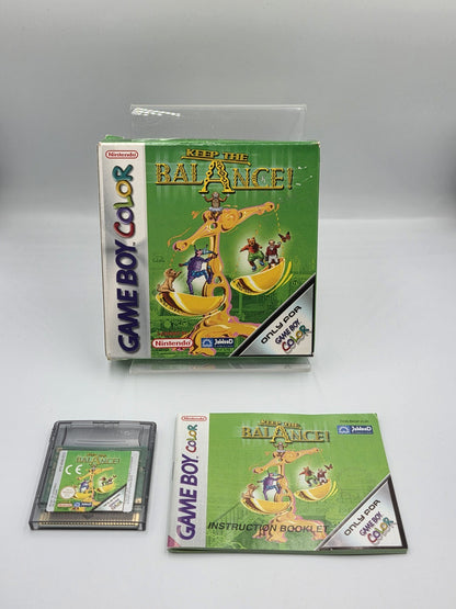 Nintendo Game Boy Color Keep The Balance mit OVP und Anleitung  EUR