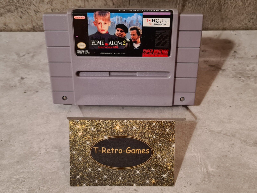 SNES Super Nintendo Home Alone 2 Lost In New York NTSC USA Modul - T-Retro-Games 