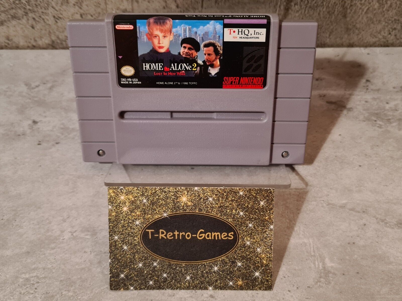SNES Super Nintendo Home Alone 2 Lost In New York NTSC USA Modul - T-Retro-Games 