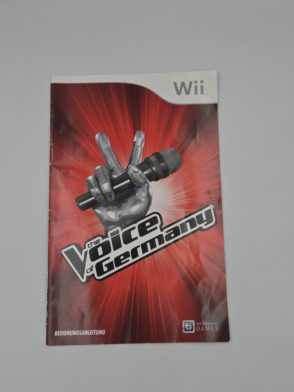 Nintendo Wii Spiel The Voice of Germany mit OVP und Anleitung GER