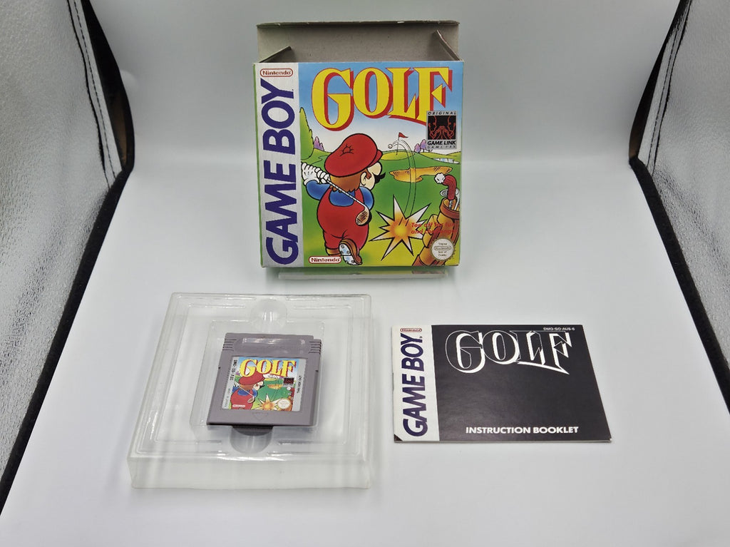 Nintendo Game Boy Classic Spiel Golf mit OVP und Anleitung AUS