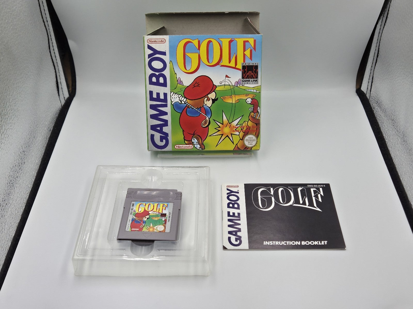 Nintendo Game Boy Classic Spiel Golf mit OVP und Anleitung AUS