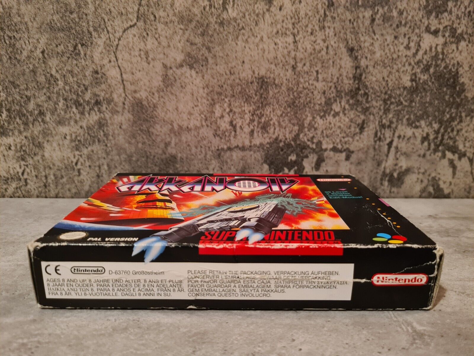SNES Super Nintendo Akkanoiv mit OVP und Anleitung NOE - T-Retro-Games 