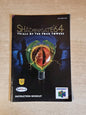 N64 Nintendo 64 Shadowgate 64 Instruction Booklet EUR