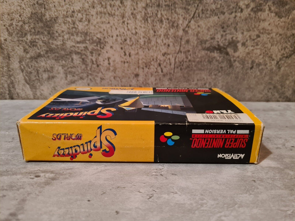 SNES Super Nintendo Spindizzy Worlds mit OVP und Anleitung NOE - T-Retro-Games 