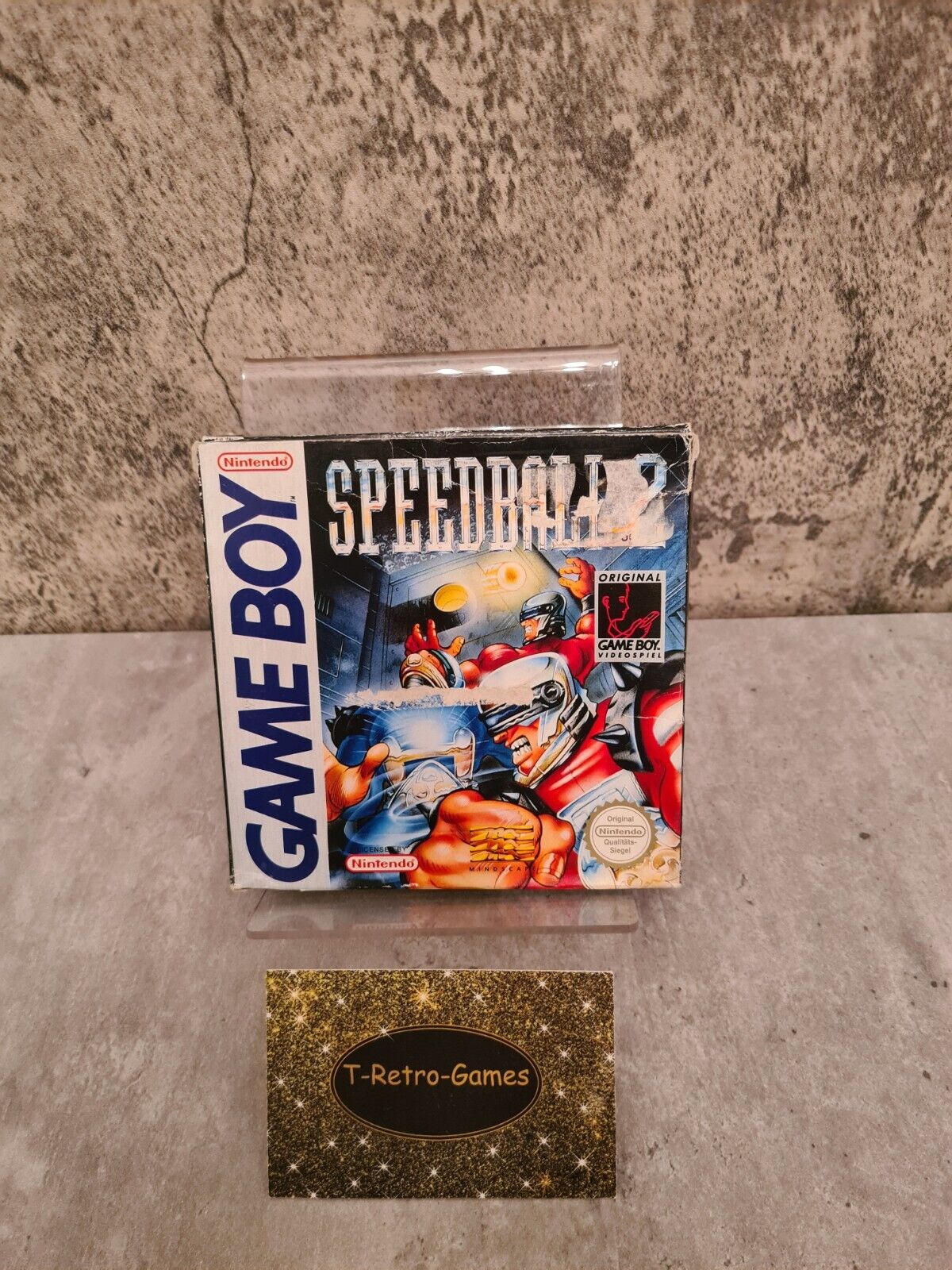 Nintendo Game Boy Classic Speedball 2 mit OVP und Anleitung NOE - T-Retro-Games 