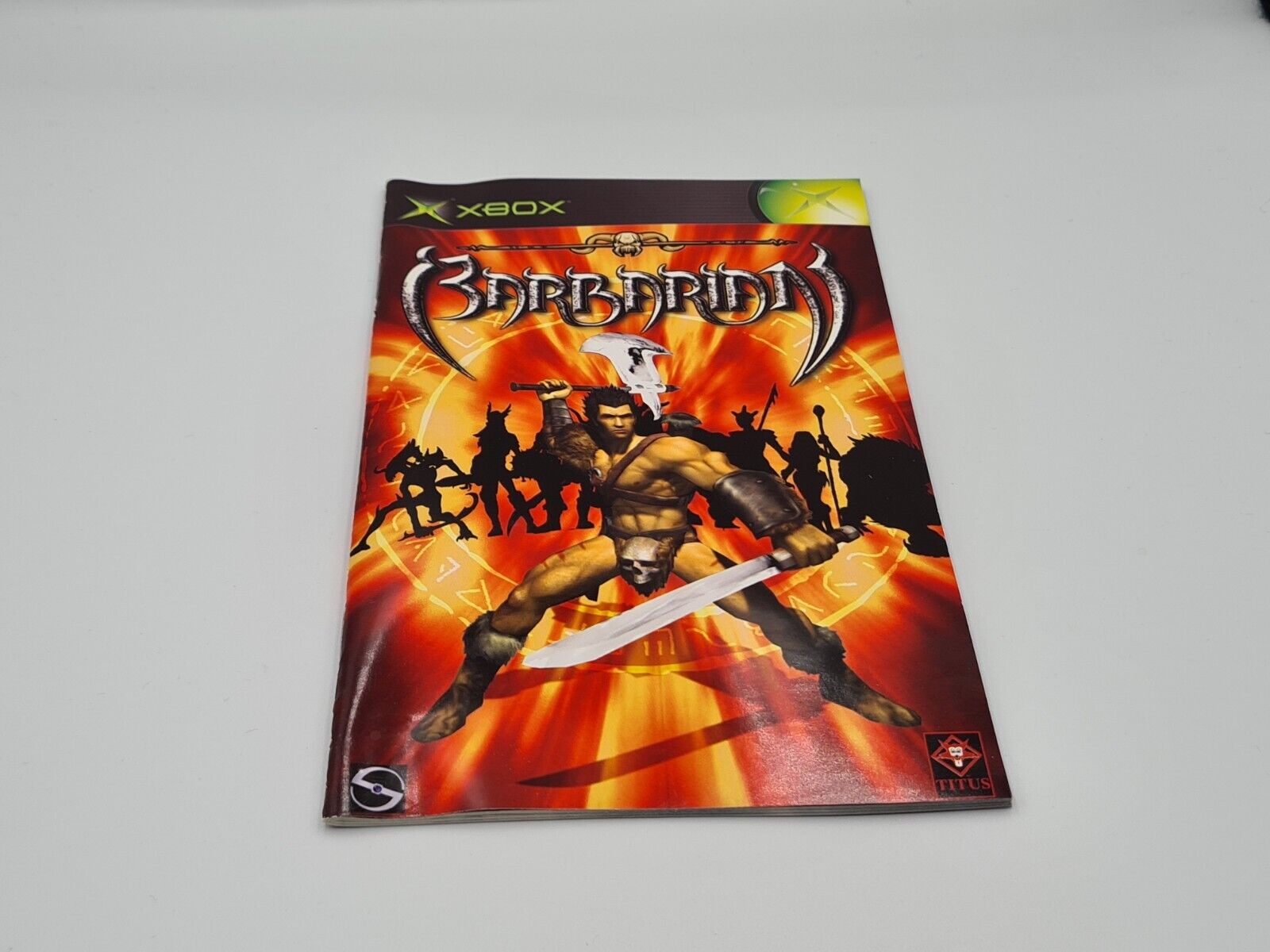 XBOX Spiel Barbarian mit OVP und Anleitung Multilingual - T-Retro-Games 