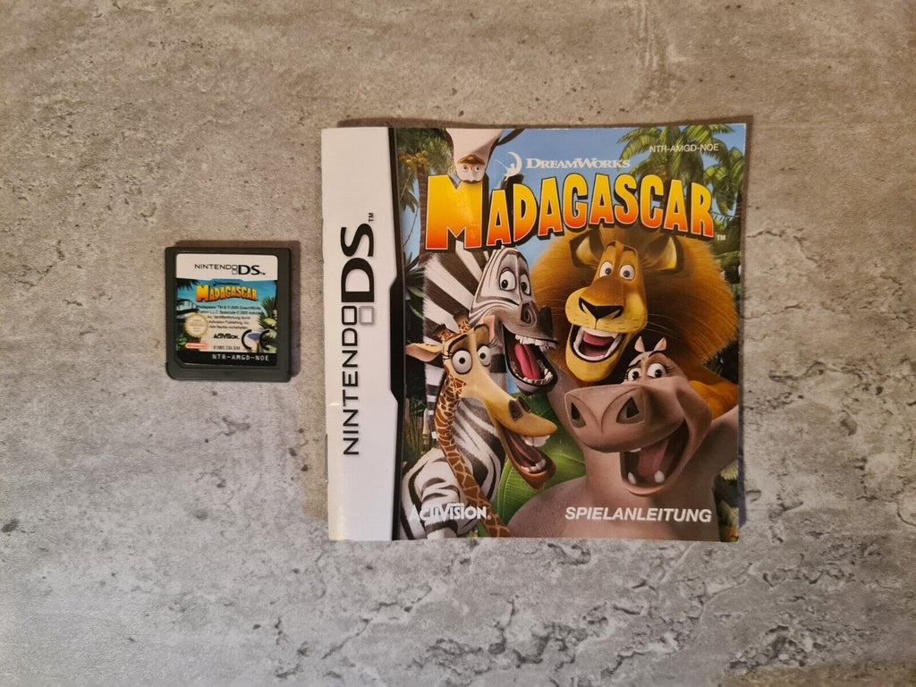 Nintendo DS Madagascar mit OVP und Anleitung NOE - T-Retro-Games 